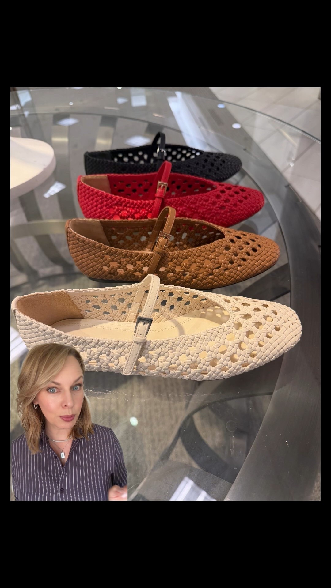 I’m petite with short legs. I’d wear these with dresses above the knee and pants above the ankle. Shorts too! They’re comfortable. I tried them on.

#LTKOver40 #LTKSeasonal #LTKPetite