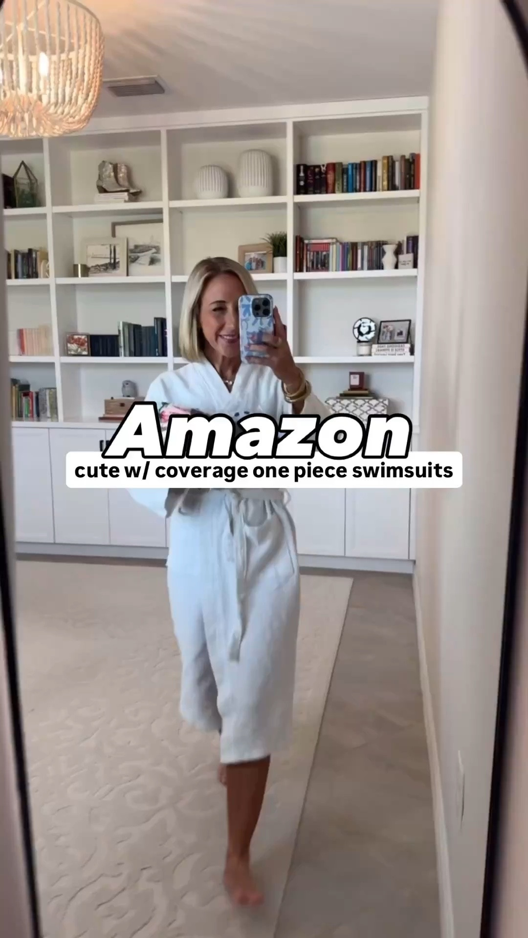 Amazon - cute with coverage one piece swimsuits 1. Brown White Polka Dots Square Neck One Piece Swimsuit - size small. 16 colors. 2. Black White Polka Dots Strapless Bandeau One Piece Swimsuit - size small. 15 colors. 3. Red Retro Metal Ring V Neck One Piece Swimsuit - size small. 17 colors. 4. Yellow Floral Color Block Tie Back One Piece Swimsuit - size small. 12 colors. 5. White Black Polka Dots Cut Out Lace-Up Back One Piece Swimsuit - size small. 13 colors. * Wrap/Skirt coverups - all are one size.

 

#LTKSeasonal #LTKSwim #LTKOver40