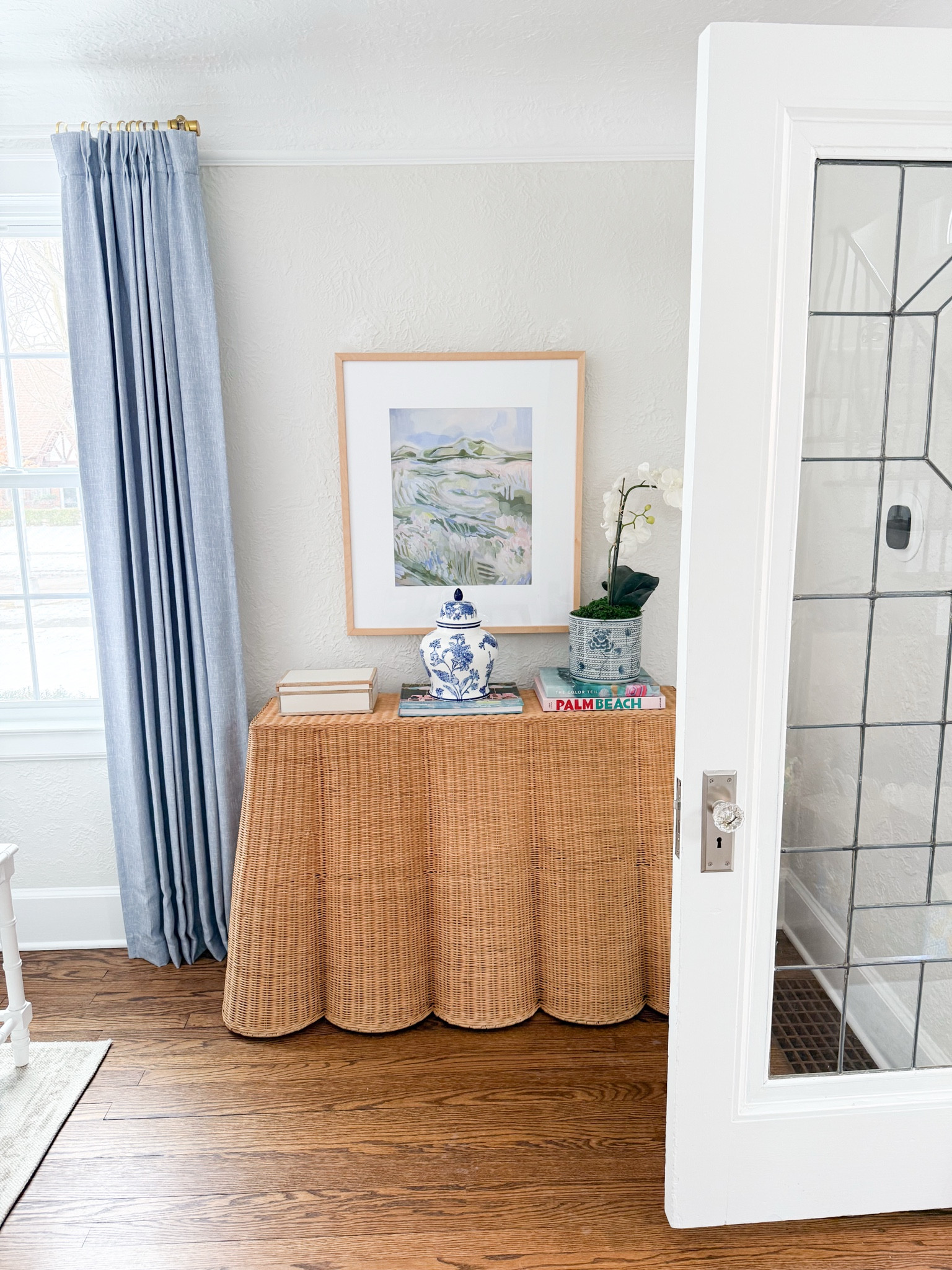 This rattan scallop table might be my favorite piece of furniture that we own 

#LTKHome