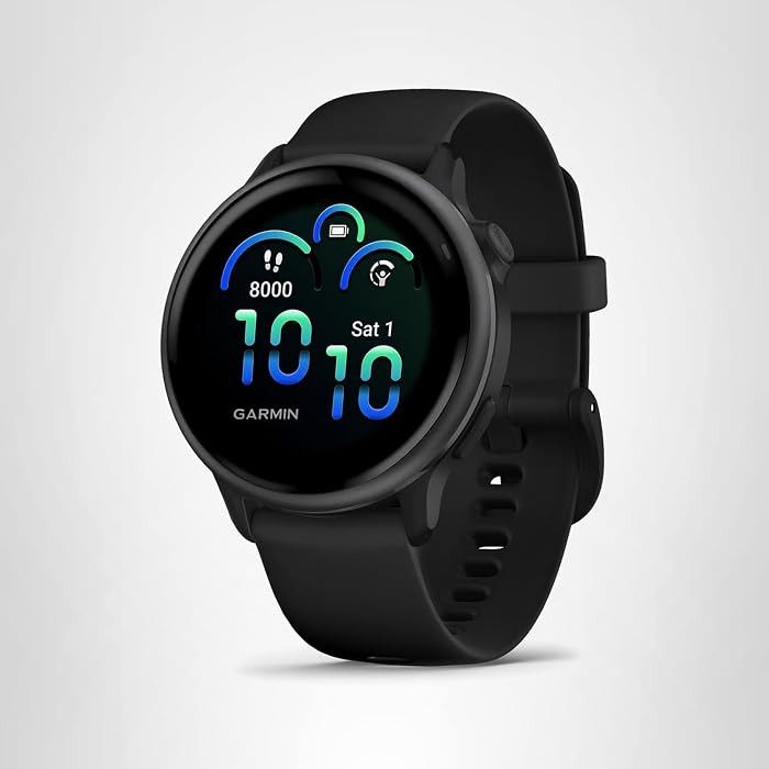 Garmin v\u00edvoactive\u00ae 6, Health and Fitness GPS Smartwatch, AMOLED Display, Up to 11 Days ... | Amazon (US)
