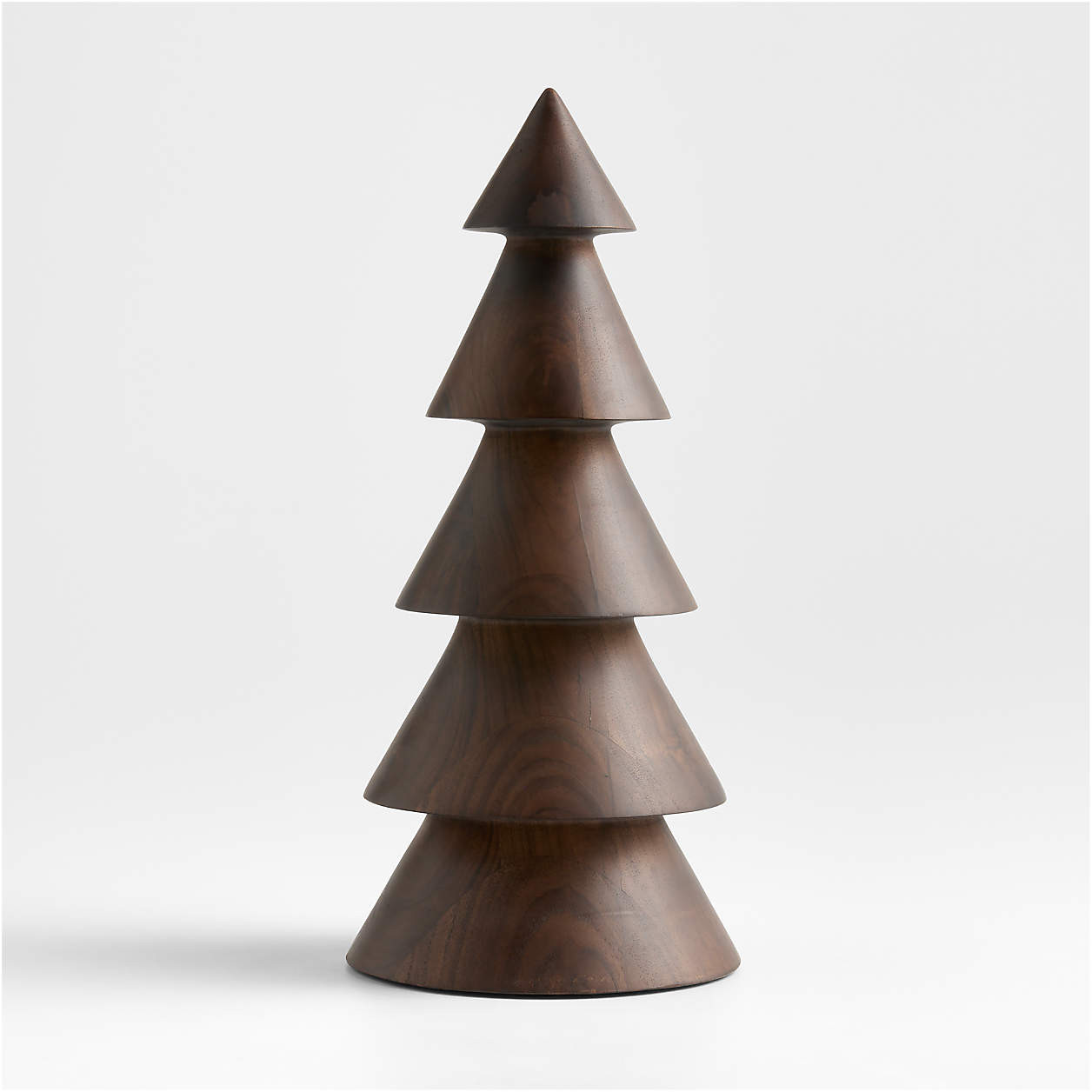Madeira Walnut Wood Decorative Turned Tree Small 12" + Reviews | Crate & Barrel | Crate & Barrel