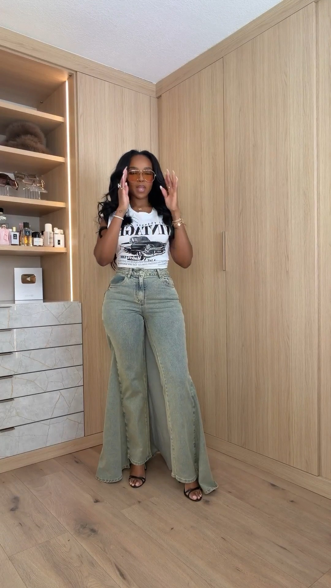 Denim outfit inspo ✨

jeans skirt hybrid, denim skirt jeans, jeans in front skirt in back, hybrid denim pants, statement denim, unique denim for women, wide leg jeans outfit, denim maxi skirt outfit, trendy denim 2026, fashion forward denim, graphic tee and denim outfit, cool girl outfit, fall denim trends, statement jeans outfit, kirasfashionfinds

Wearing: Size Small/4 | 5’4” | 140 lbs | 34D-27-40

Download the FREE LTK app & follow @kirasfashionfinds to shop all my daily finds.

#LTKPetite #LTKStyleTip #LTKSeasonal