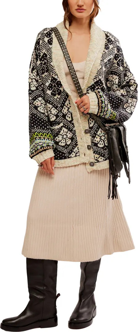 Sasha Jacquard Cardigan | Nordstrom