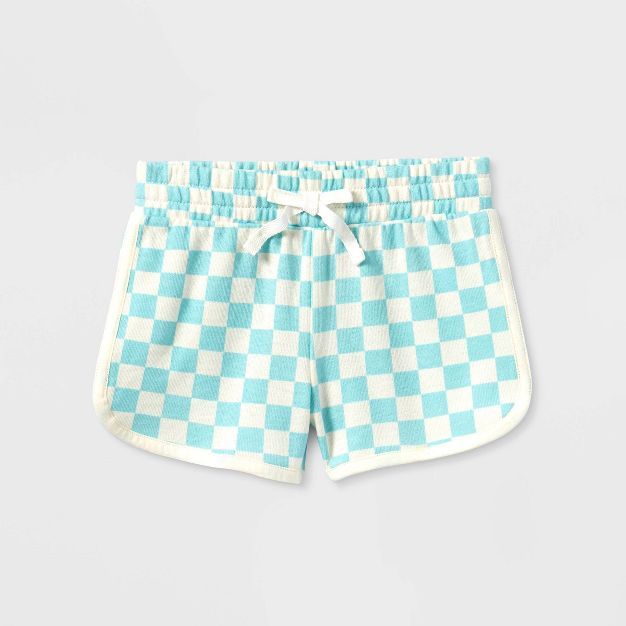 Grayson Mini Toddler Girls' French Terry Pull-On Shorts - Blue | Target