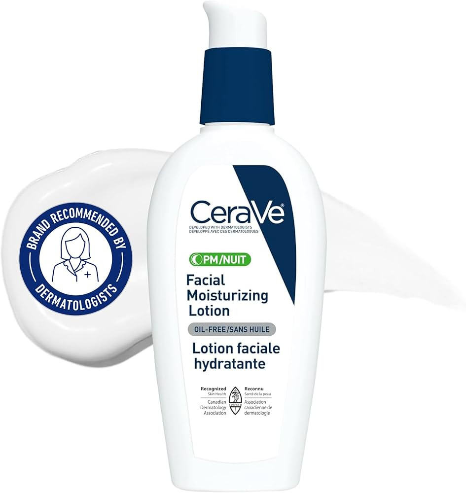 CeraVe Facial Moisturizing Lotion Pm | Ultra Lightweight, Night Face Moisturizer With Hyaluronic ... | Amazon (CA)