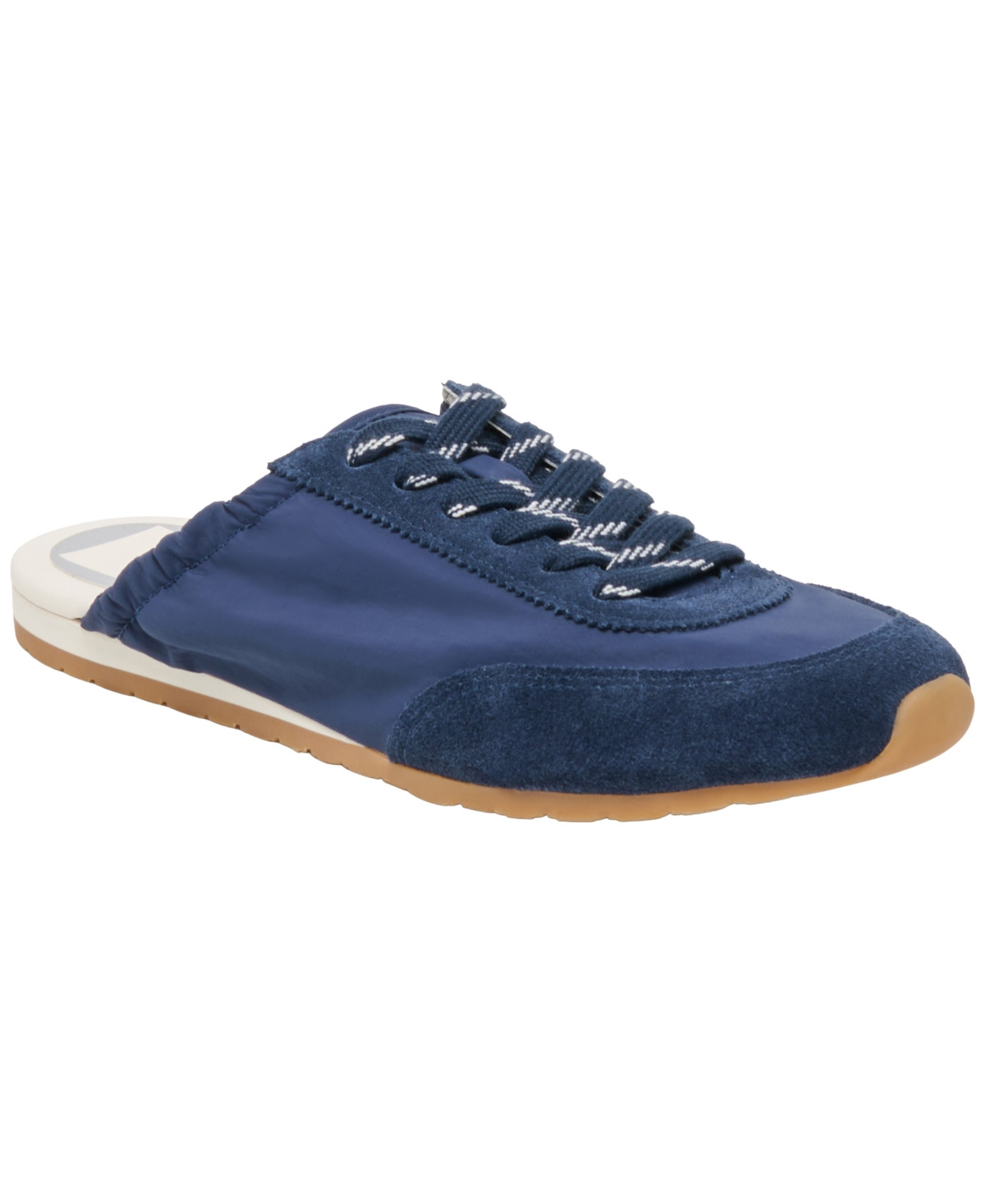 Dolce Vita Women's Daris Low Profile Slip-On Mule Sneakers - Navy Nylon | Macy's