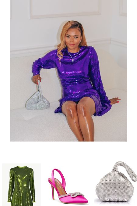 #Sponsored  - Holiday Dressing made easy @walmartfashion 

Go luxe in sequins in this purple dress and bag. Whilst you’re at it, find the perfect gift for everyone on your list at very merry prices.


#WalmartFashion

#LTKHoliday #LTKSeasonal #LTKstyletip