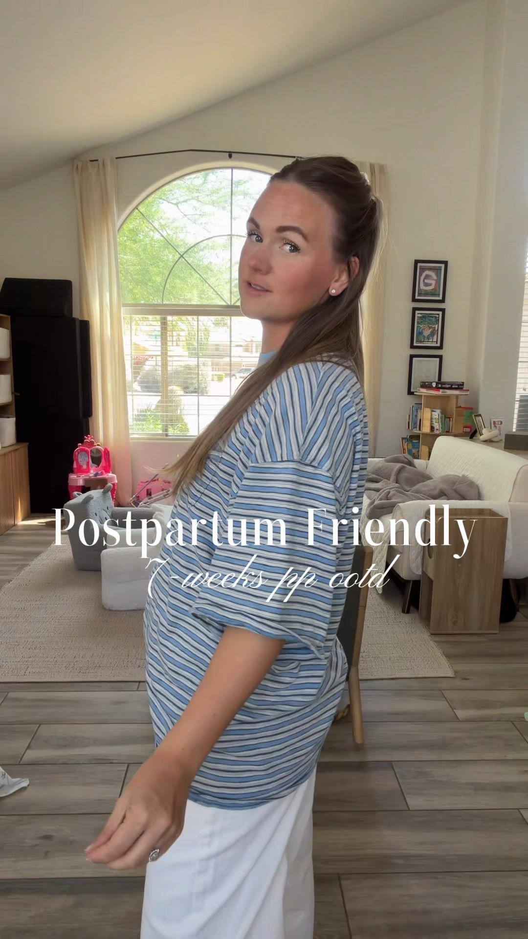 A postpartum mom friendly outfit that you’ll still feel good in 🤘 

Living in oversized tees and this one from Free People is incredible. (Wearing S) 
Barrel @Target jeans that work in all the right places. (Currently size 6)

#LTKootd #LTKmomlife #LTKdayinmylife