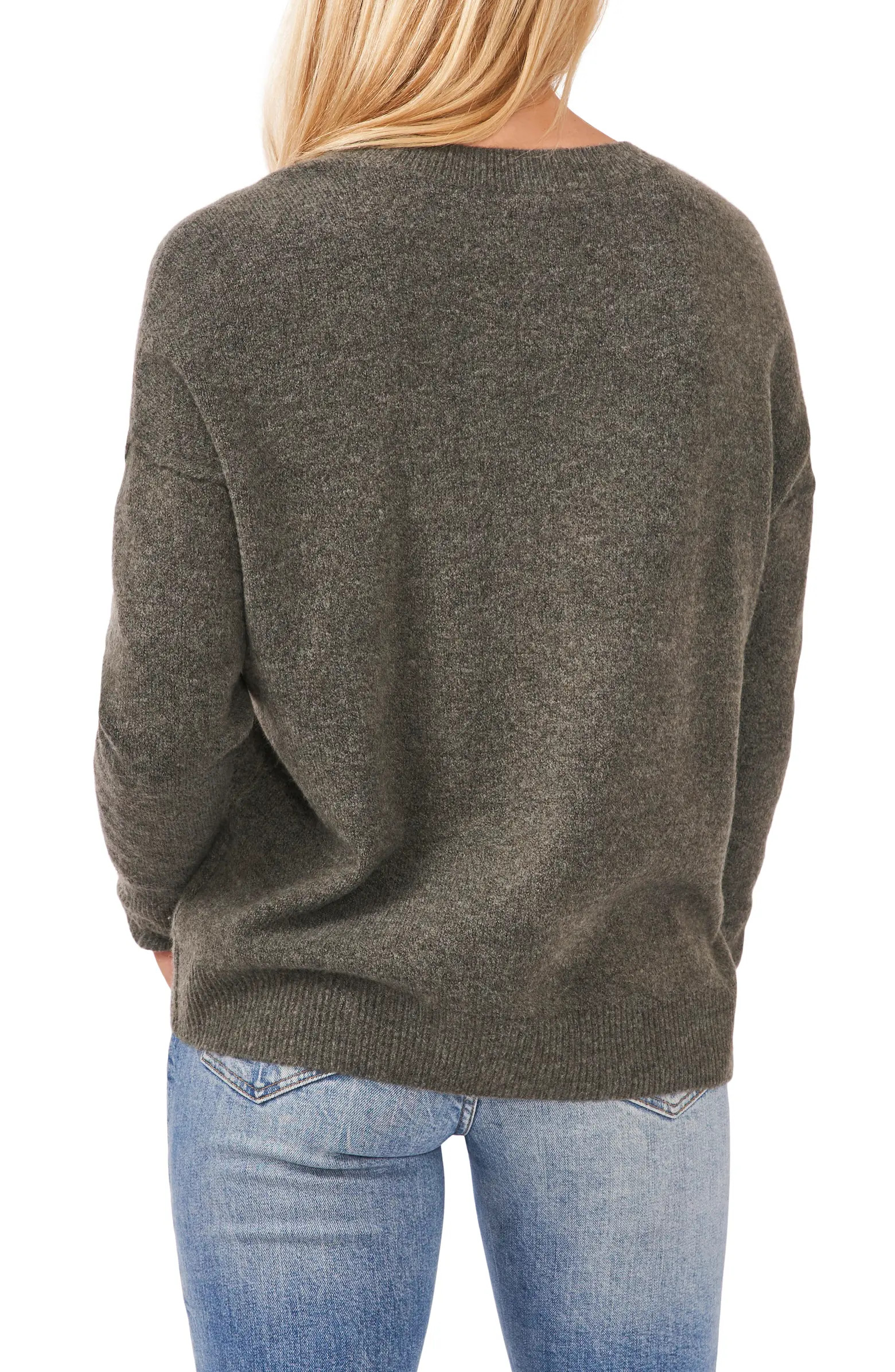 Exposed Seam Crewneck Sweater | Nordstrom