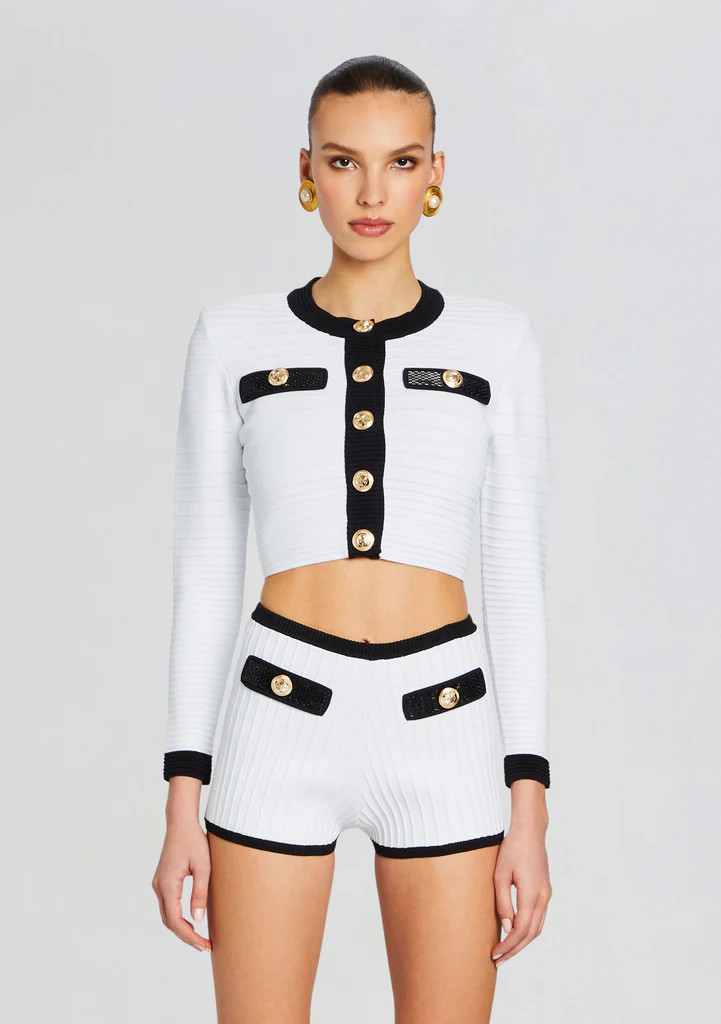 Ainsley Bandage Knit Jacket | Retrofete