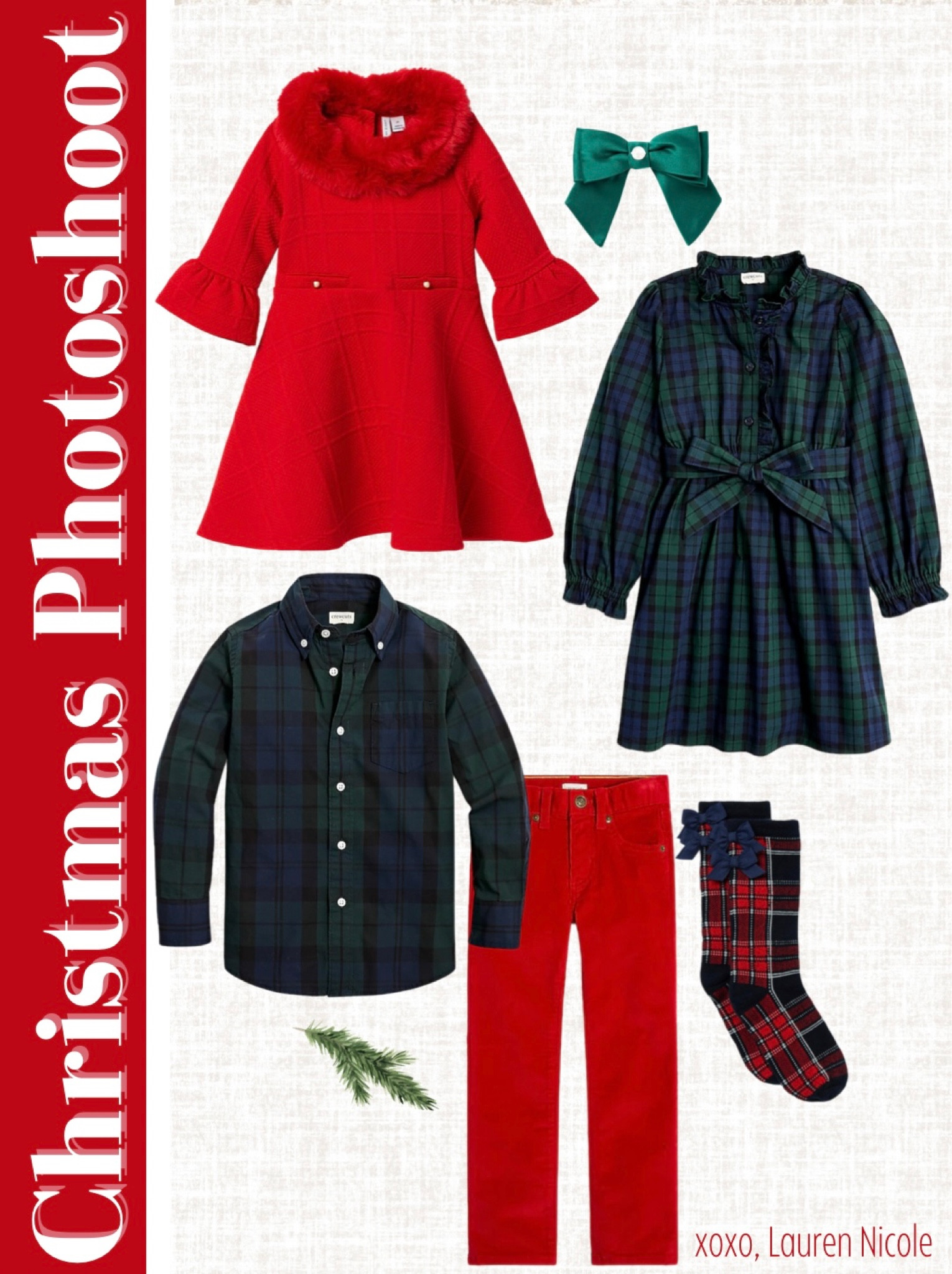 Kids Christmas photos outfits on sale! Keywords: kids holiday outfits, girls Christmas dress, boys holiday outfits, boys plaid shirt, boys red pants. 
#LTKbaby

#LTKkids #LTKHoliday #LTKfamily