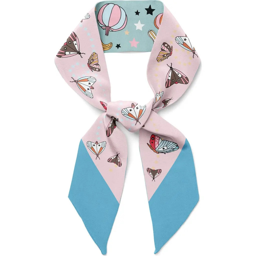 Centinelle Moths and Squashes Twilly Ribbon Scarf in Multicolor at Nordstrom | Nordstrom