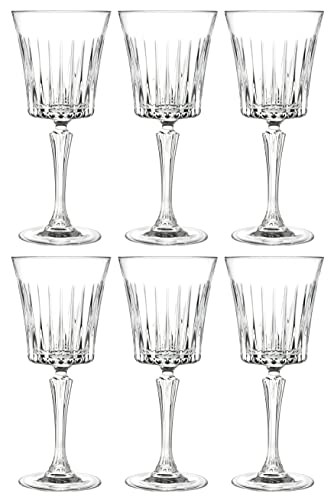 Barski Wine Glass - Goblet - Red Wine - White Wine - Water Glass - Stemmed Glasses - Set of 6 Gob... | Amazon (US)