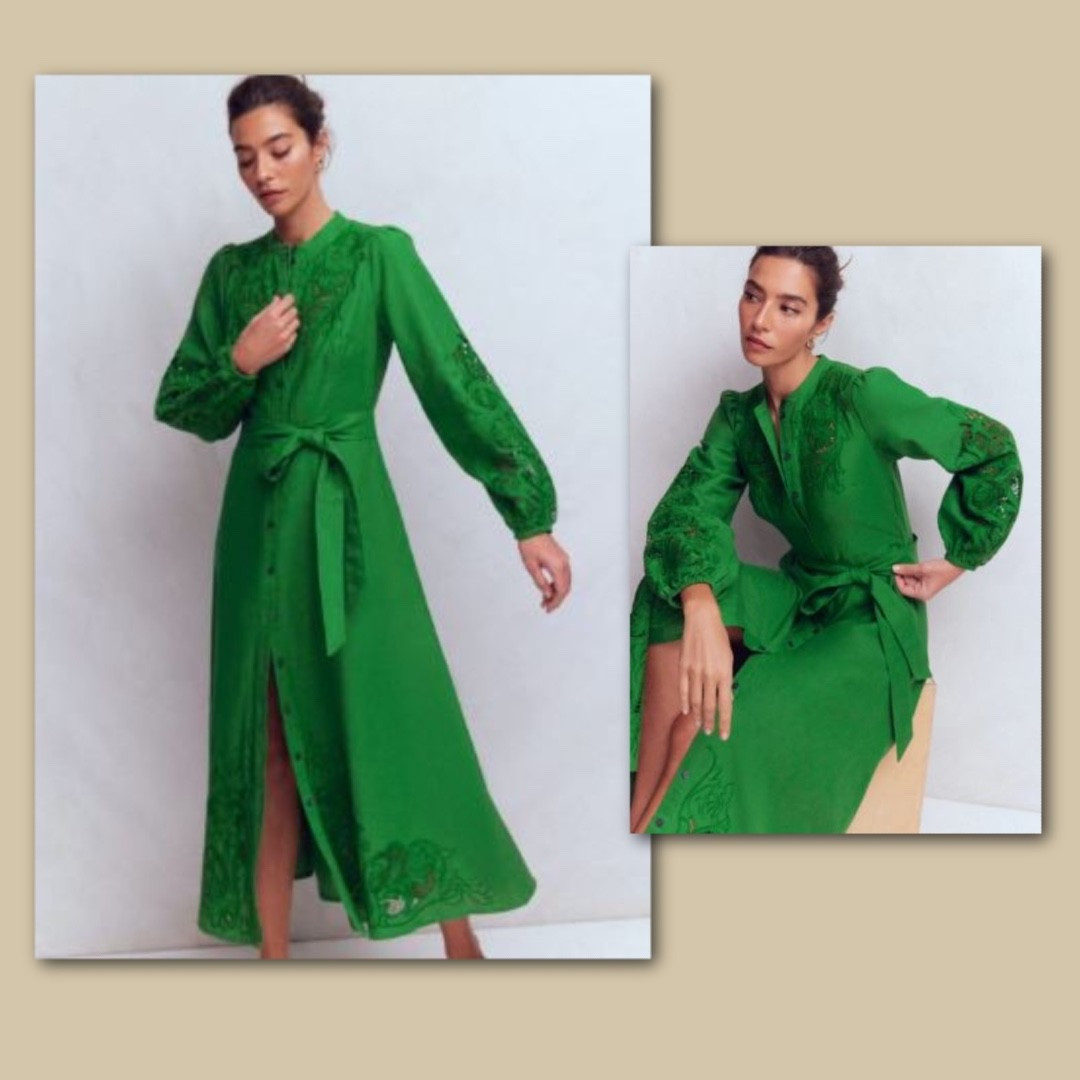 Stunning green midi dress