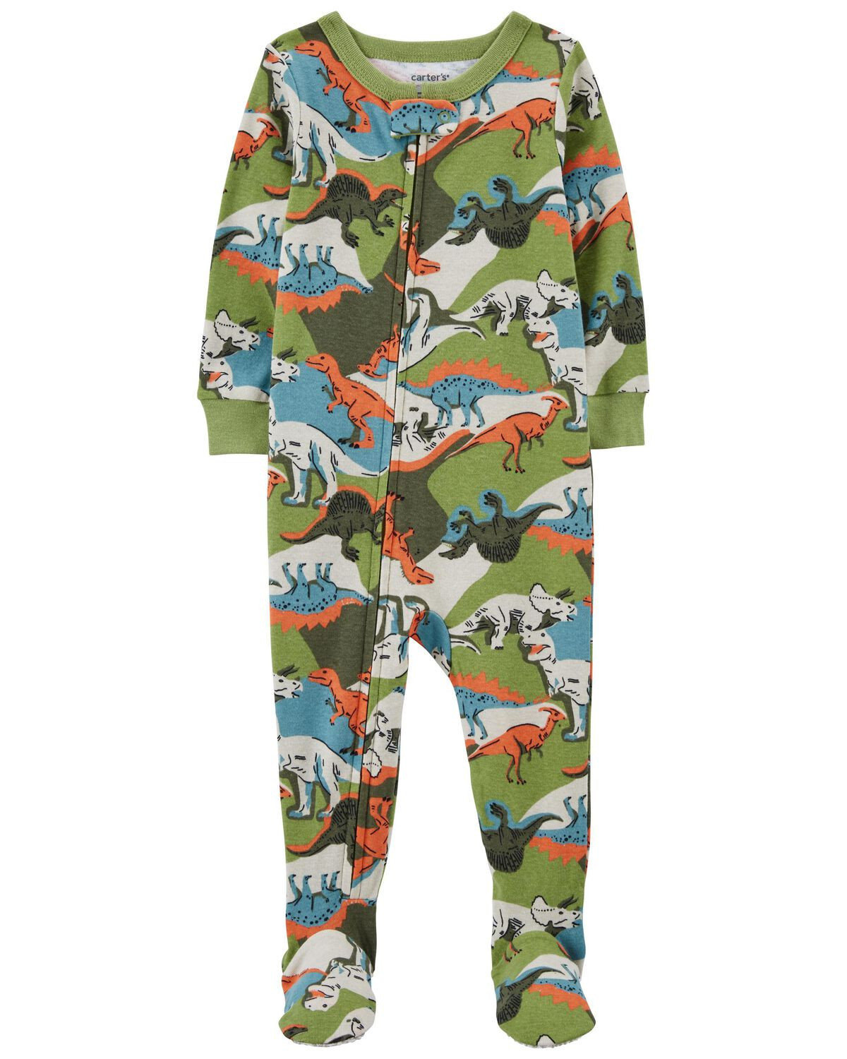 Baby 1-Piece Dinosaur 100% Snug Fit Cotton Footie Pajamas | Carter's