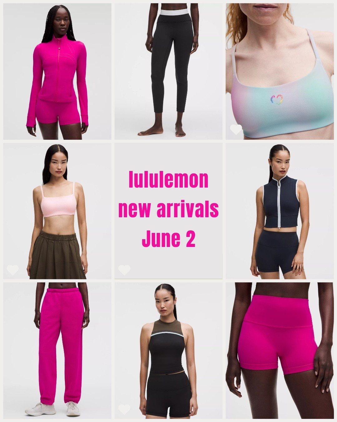 Lululemon new releases June 2 
Summer collection 2026 pink flare citrus sizzle pride collection and more

#LTKcanada #LTKsummer #LTKfitness