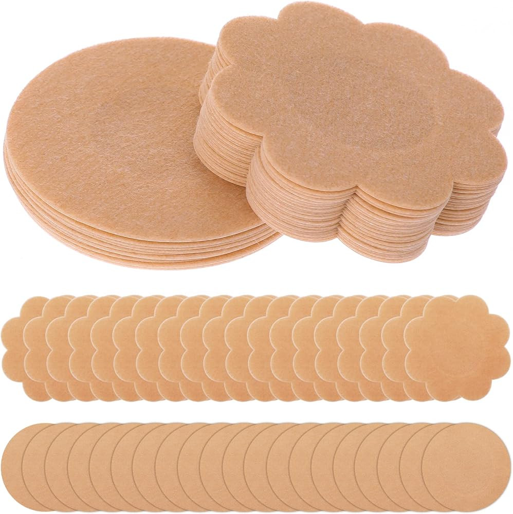 40 Pieces Nipple Covers Disposable Breast Pasties Self-adhesive Invisible Nipple Stickers Petals ... | Amazon (US)