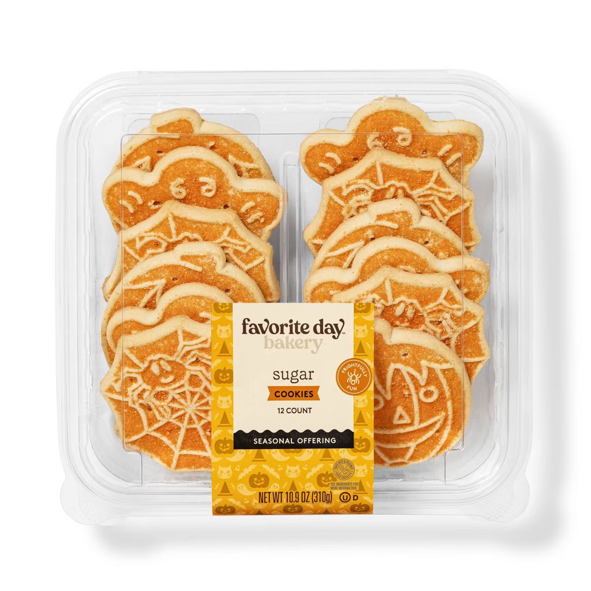 Halloween Shaped Shortbread Cookies - 10.9oz - Favorite Day™ | Target