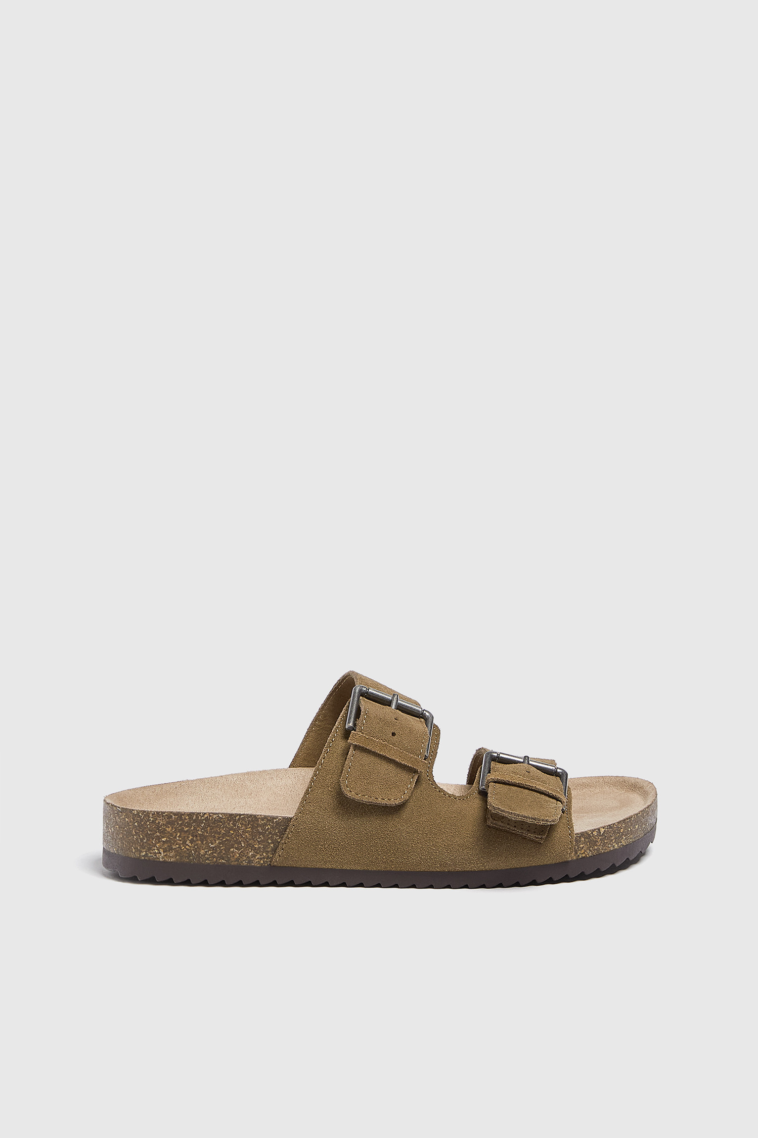 Sandales en cuir avec boucles | PULL and BEAR FR