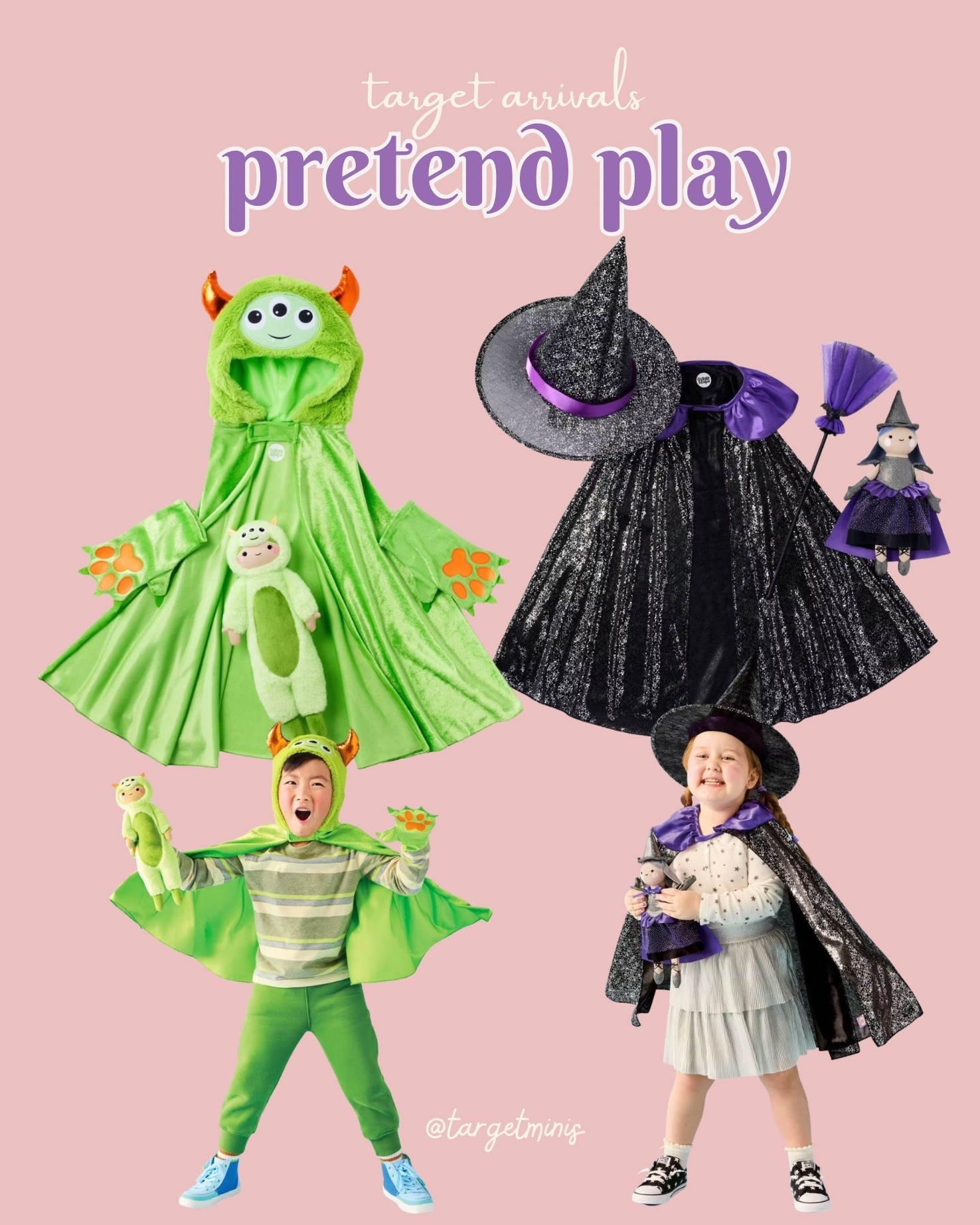New dress-up costumes with matching doll outfits! 

Target finds, Halloween, pretend play

#LTKootd #LTKKids #LTKmomlife