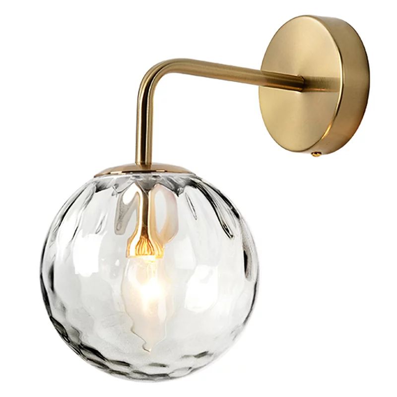 wrea Wall Light, Industrial Modern Vintage Retro Wall Lights, and Glass Wall Sconce Lamp, Indoor ... | Walmart (US)