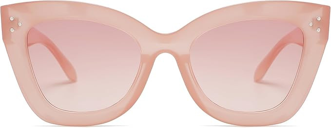 Oversized Cat Eye Sunglasses for Women Retro Square Cateye Style Sunnies AP3660 | Amazon (US)