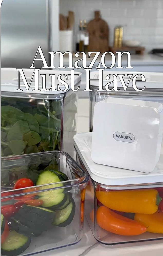 Keep your food fresh for longer with this airtight food storage container and vacuum sealer machine from Amazon — smart, convenient, and kitchen-ready! 🥦🥩✨

#KitchenEssentials #AmazonFinds #FoodStorage #VacuumSealer #FreshFood #AmazonHome #HomeFinds #MealPrep #KitchenOrganization #CookingMadeEasy #pleasantlybuilt 

 #LTKHome