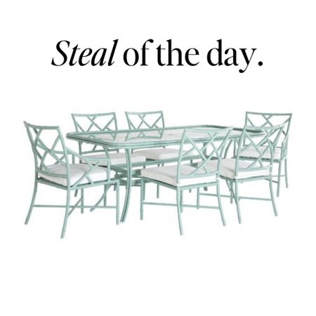 Half off Celerie Kemble faux bamboo patio set. 

Perfect for your coastal or chinoiserie patio or pool decor. 

Patio style, outdoor furniture, outdoor dining, pool, backyard finds, palm beach chic, luxe for less, one kings lane, outdoor luxury, dining set, faux bamboo, maximalist style, grandmillenial, home deals, outdoor deals

#LTKhome #LTKstyletip #LTKsalealert