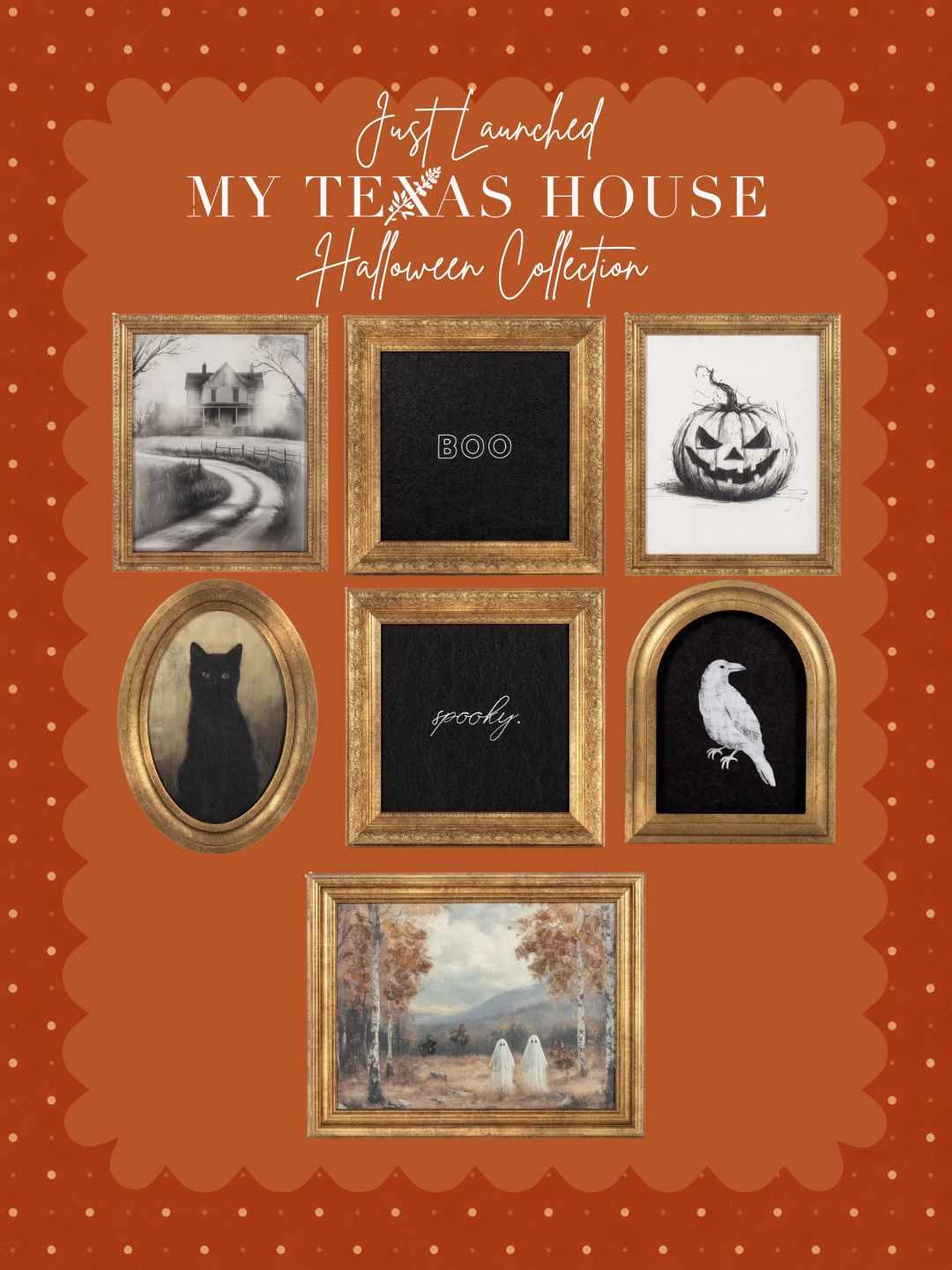 Look at our fun and spooky Halloween wall art collection! Just launched along with our Fall Halloween Collection!

#LTKSeasonal #LTKHome