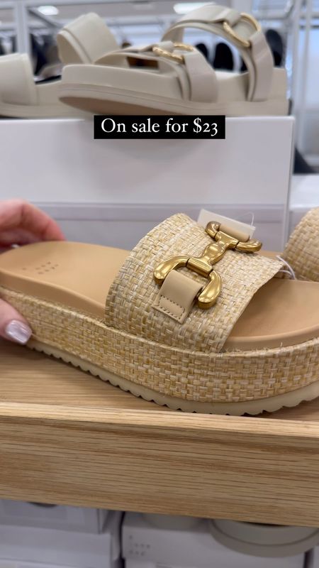 $23 woven platform sandals with Steve Madden vibes

#LTKxTarget #LTKsalealert #LTKshoecrush