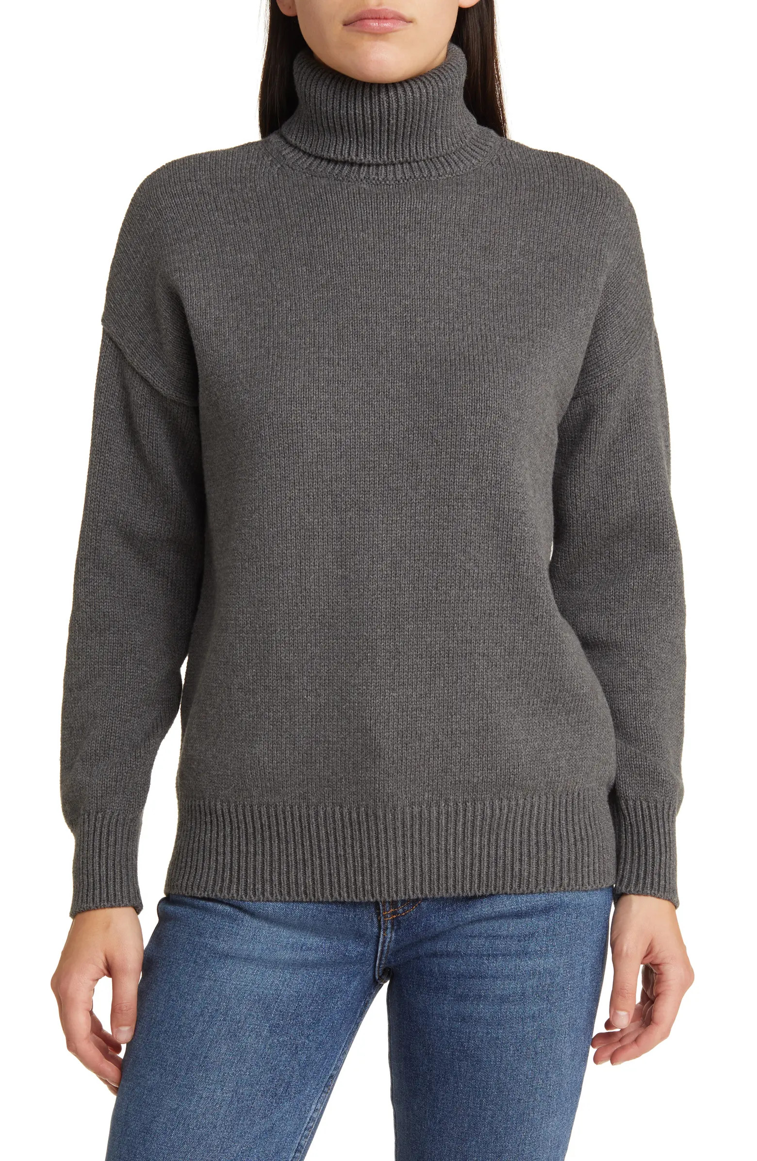Rib Turtleneck Sweater | Nordstrom