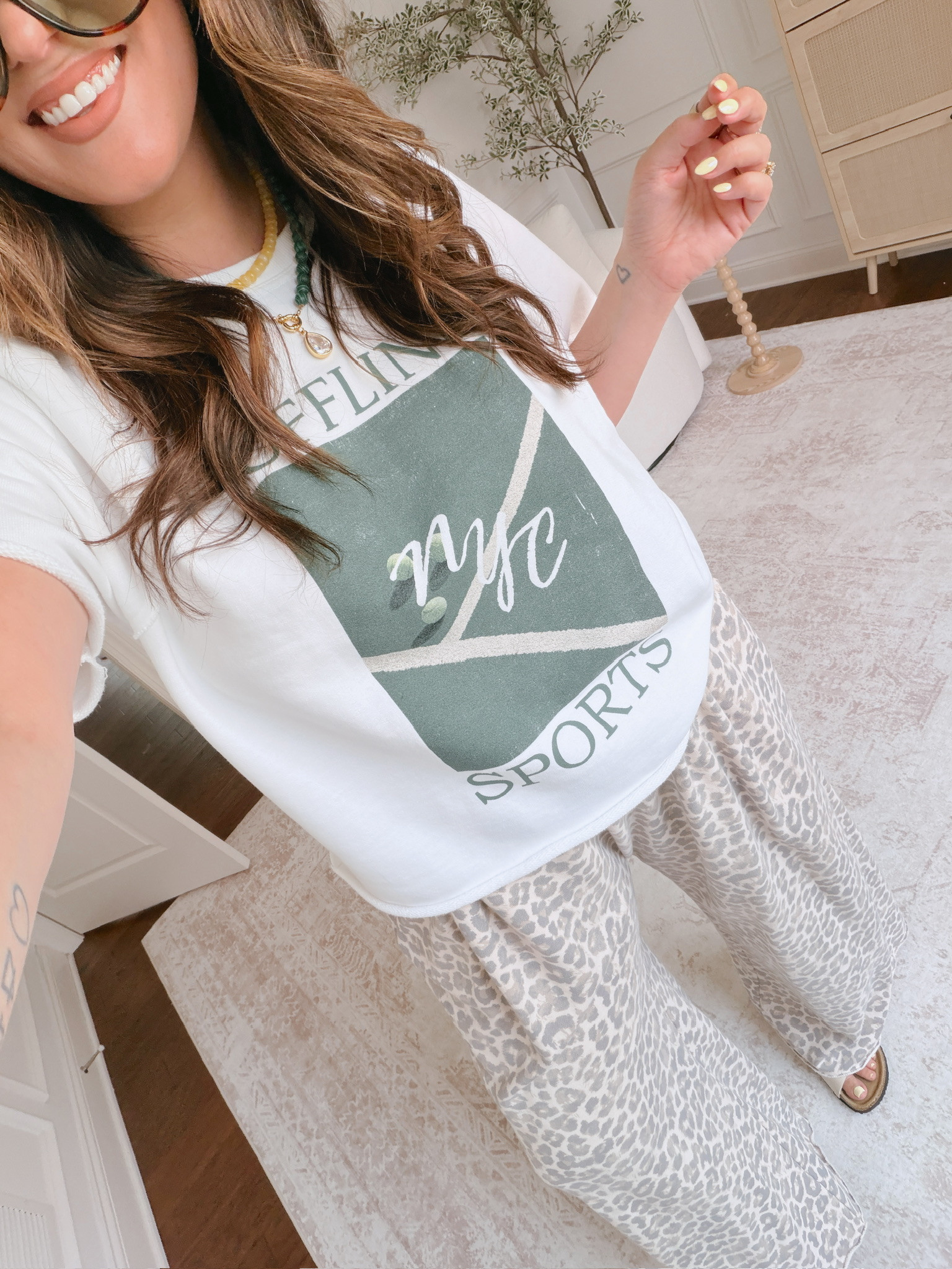 wearing a large in both pieces! 

 #LTKSeasonal #LTKMidsize