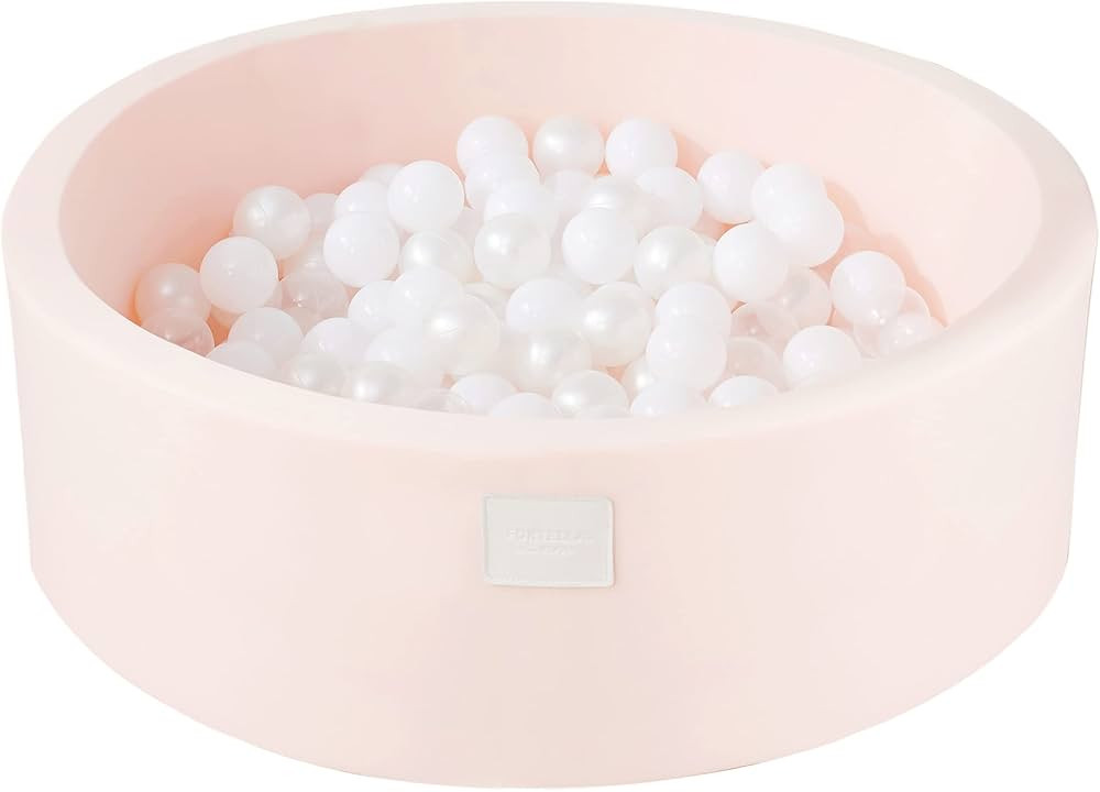 Fortella Foam Ball Pit with 200 Balls Included at 2.75 in, Handmade High-Density Ball Pit for Tod... | Amazon (US)
