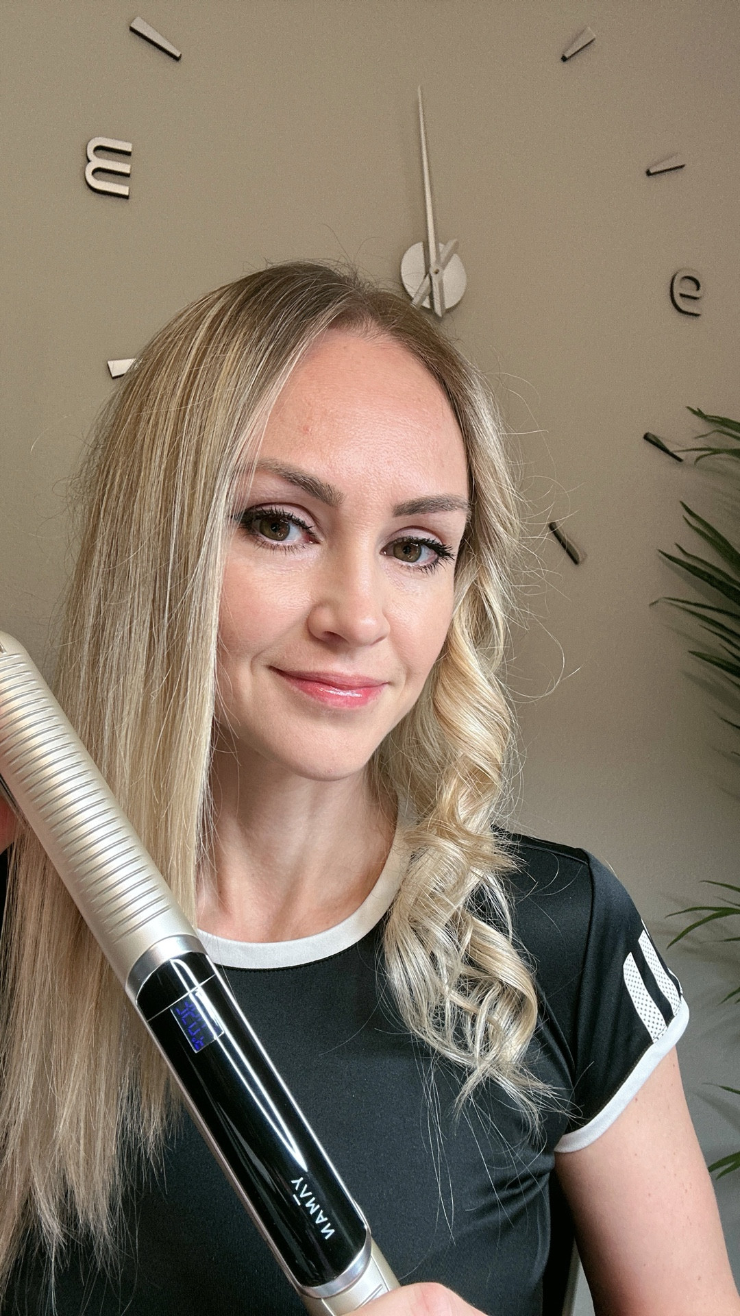 I like this Ya-Man styling tool. I put it to the test to see if it could both straighten and curl effectively and it turned out perfectly.
While straightening it glides smoothly, making hair straight and sleek. With curling it makes it easy to create soft waves or bouncy curls. They hold well without needing using hairspray. It is light weight tool and feels comfortable in the hands, heats up within seconds, temperature can be adjusted up to 360F and can be maintained depending on the hair type. The edges of the straightener are not hot so can be kept with fingers to manipulate glaring through hair or curling the curls. The cord is rotating and helps to untangle while using the styler. It is very easy to use and fast, everything straight forward without any specific knowledge. Happy with results afterwards. And also I like that one styling tool can have both features at the same time and I don’t need to have separate curling iron. The infrared feature makes heat styling gentler and more effective, doesn’t damage too much hair, curls and straight hair last longer and makes to protect the hair if you use styling tool too often. I love it so much in my daily beauty routine .

#LTKU #LTKStyleTip #LTKBeauty