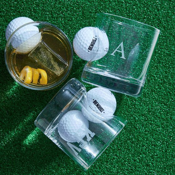 Golf Ball Rocks Glass | Mark and Graham
