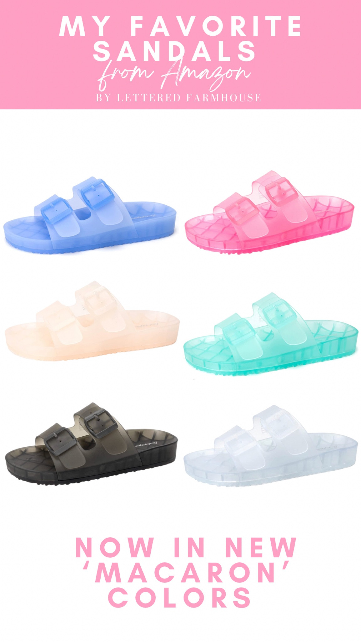 MY FAVORITE SANDALS ON AMAZON IN NEW MACARON COLORS

#LTKfamily #LTKSeasonal #LTKunder50