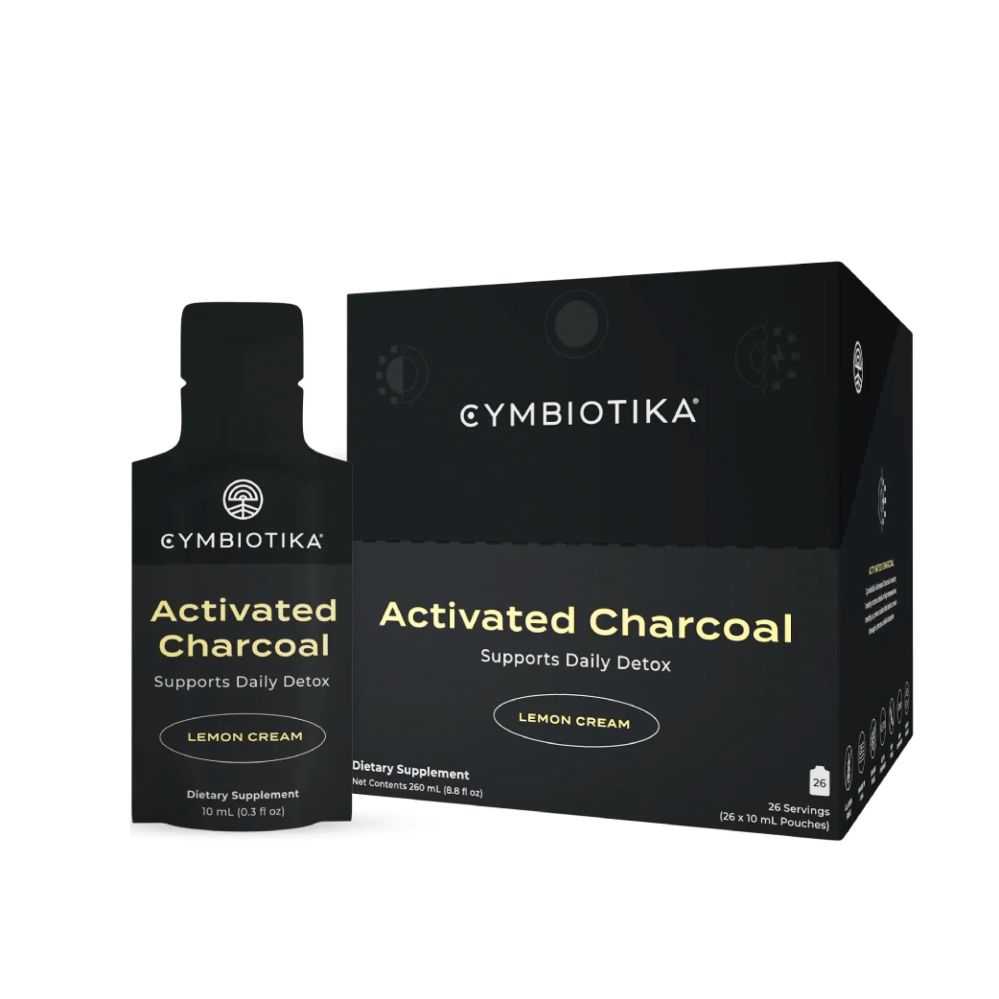 Cymbiotika Activated Charcoal Pack (26 count) #10090426 | Smallflower