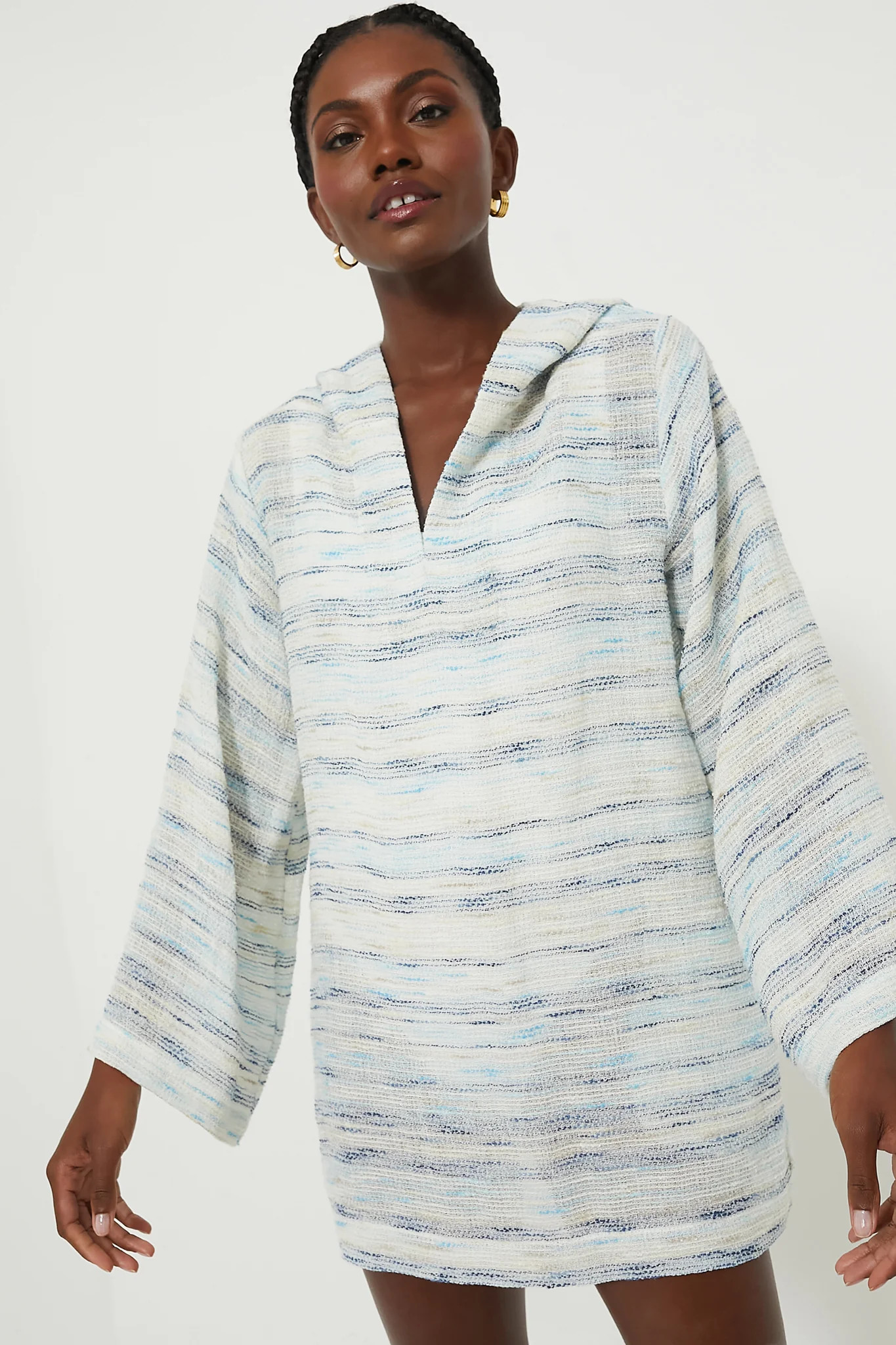 Sea Striped Gauze Beach Tunic | Tuckernuck (US)