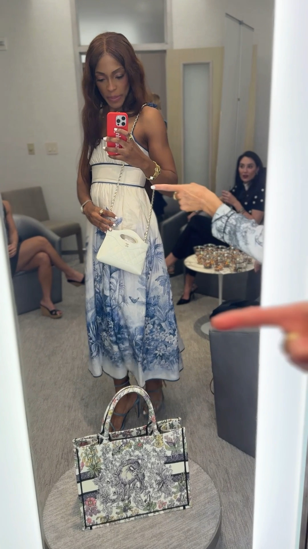 Isn’t that cute? Cute linen dress and cute bag! White and blue! My dress is Zimmermann and bag is Chanel, but you can get this look for less! This post is all about the bag! 💙🤍🩵

#LTKSpringSale #LTKStyleTip #LTKItBag