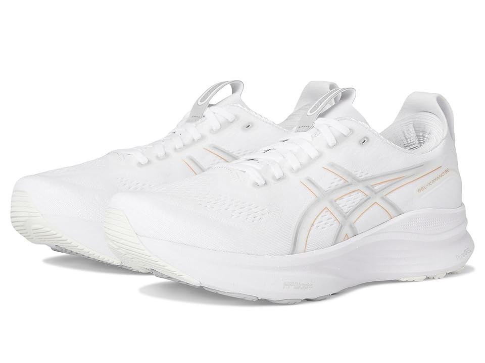 ASICS GEL-Kayano(r) 32 Women's Shoes White/Champagne : 10.5 B - Medium, Synthetic | Zappos