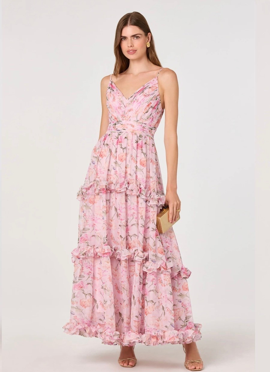 Astr the Label Ayanna Floral Pleated Tiered Maxi Dress, summer dress, wedding guest dress, spring dress, sale

#LTKSaleAlert #LTKWedding #LTKSeasonal