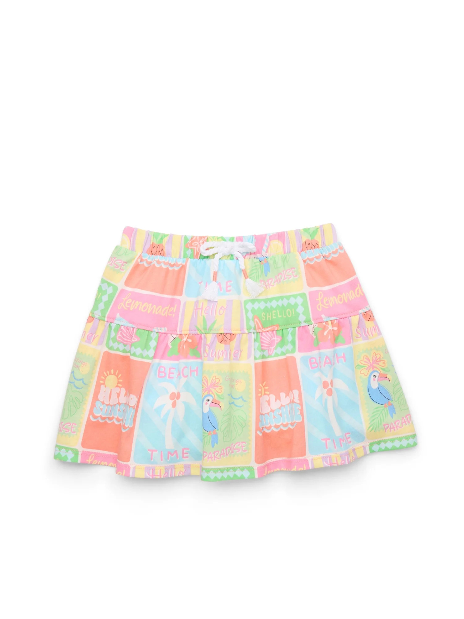 365 Kids By Garanimals Girls Solid Scooter Skirt, Sizes 4-10 | Walmart (US)