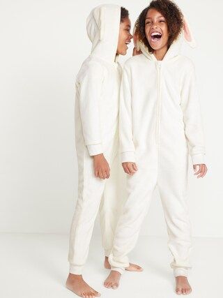 Gender-Neutral Bunny Sherpa One-Piece Pajama for Kids | Old Navy (CA)