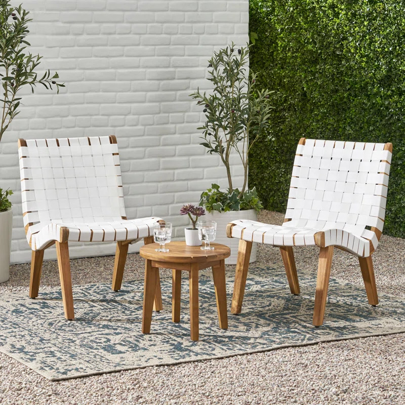 Fermont Acacia 2 - Person Patio Conversation Set with Cushions | Wayfair North America