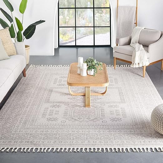 Well Woven Loop-De-Loop Carina Tribal Medallion Beige Kilim-Style 7'10" x 10'6" Area Rug | Amazon (US)