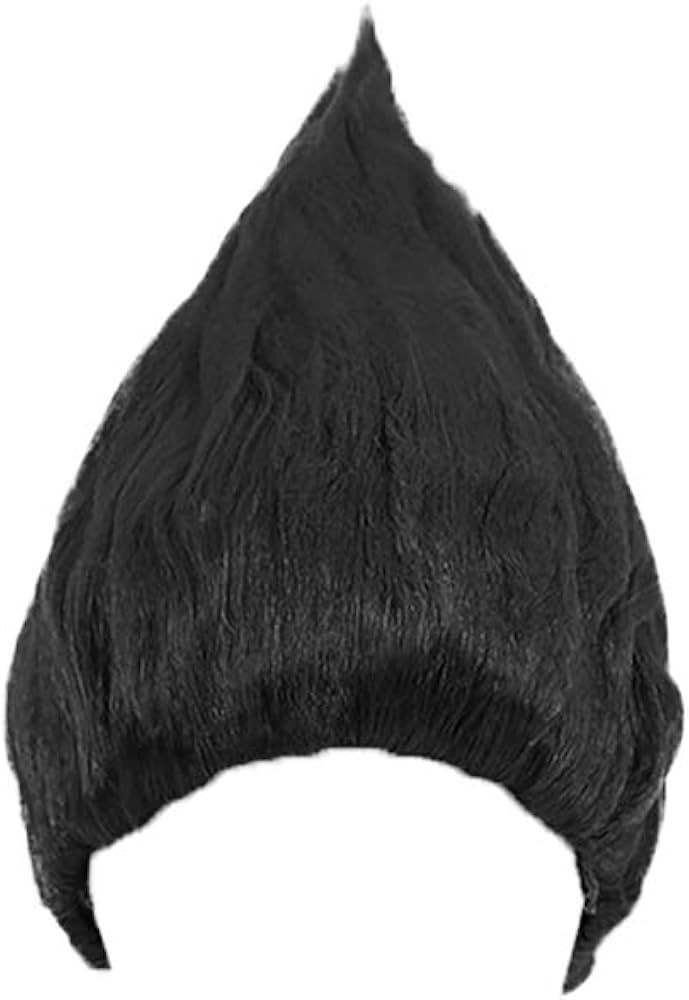Cosplay.fm Pure Troll Wig for Men Cosplay Party (Black) | Amazon (US)