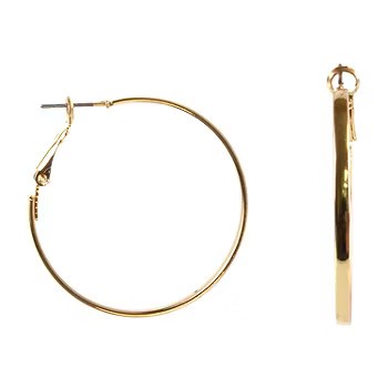 Bold Elements Gold Tone Hoop Earrings | JCPenney