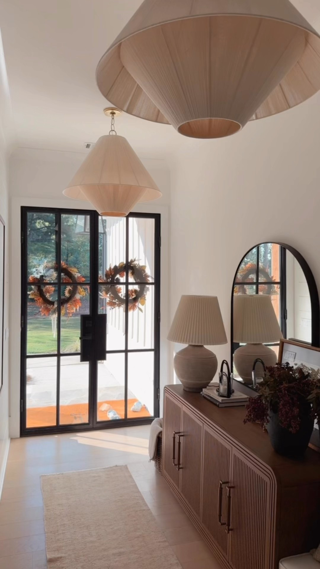 I absolutely love this textured wooden entryway console sideboard. It would be perfect in a dining room room as well! It was a splurge, but I loved this piece for so long and knew I needed it in my new home. 🤍 

#LTKHome #LTKStyleTip