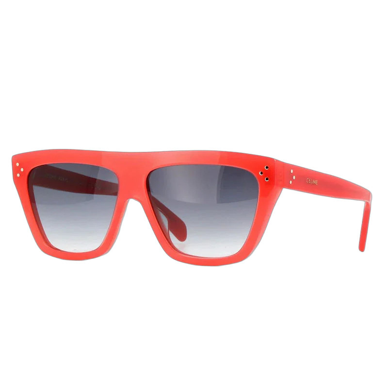 Celine CL40256I66B Square Full Rim Sunglasses — Red - One Size | Italist Inc.