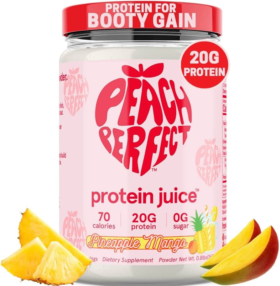 Peach Perfect Protein Juice | Protein Powder for Women, Muscle builder & Weight Management, Pinea... | Amazon (US)